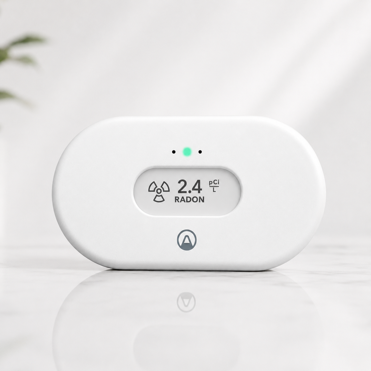 View Radon smart radon detector with app display