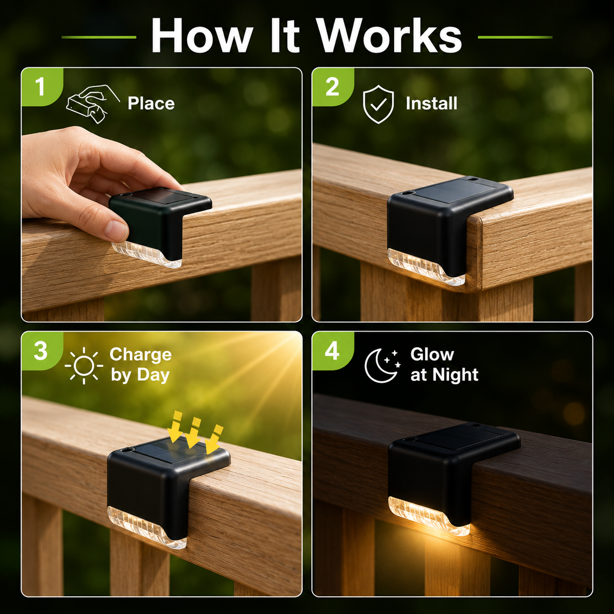 How GLOWSTEP works in four steps