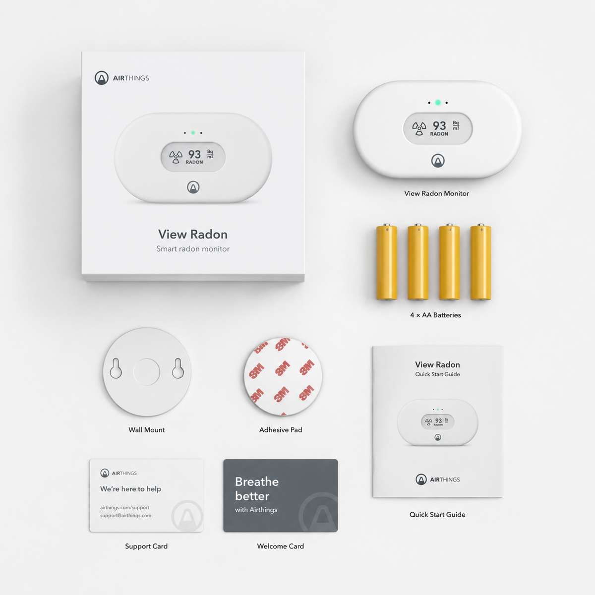 View Radon box contents